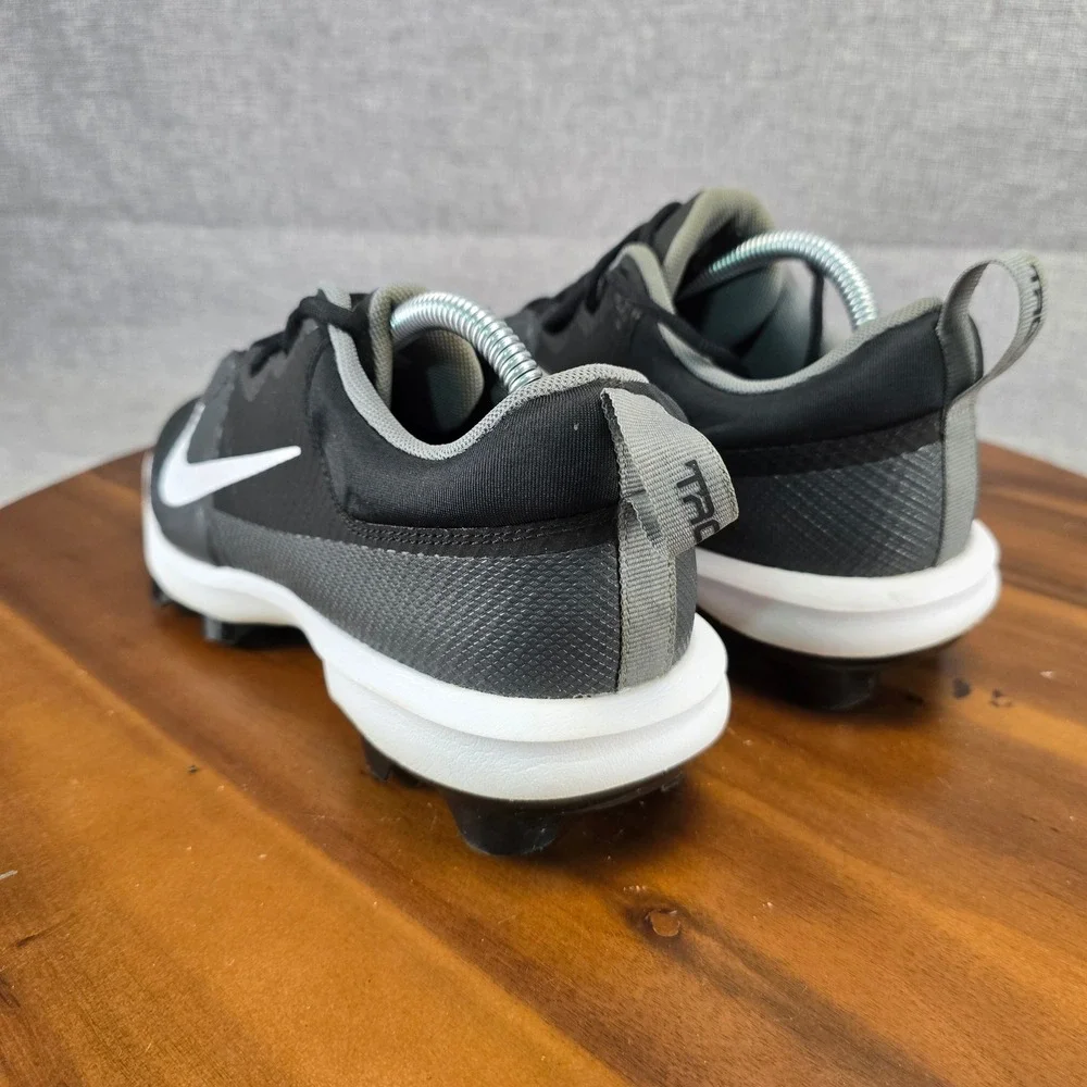 Nike Force Trout 9 Low Baseball Cleats Black White FB2908-001 Mens 8.5